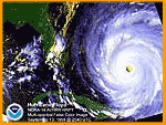 At 155 mph max wind speed, 1999's Hurricane Floyd was one mile away from being Category 5, but his effects would have certainly been catastrophic.